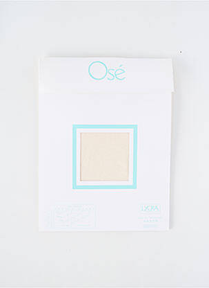 Bas stretch beige OSÉ femme