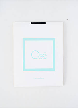 Bas stretch bleu OSÉ femme