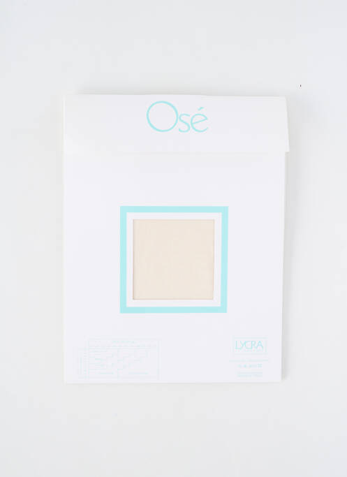 Bas beige OSÉ pour femme