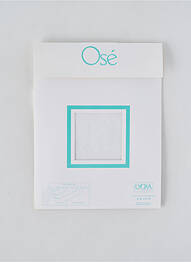 Bas stretch blanc OSÉ femme