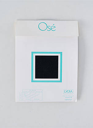 Bas stretch noir OSÉ femme
