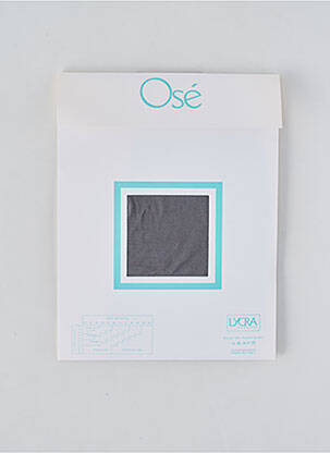 Bas gris clair OSÉ pour femme