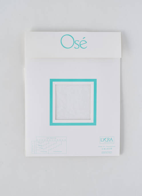 Bas blanc OSÉ pour femme