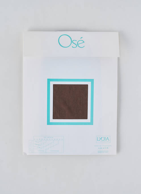 Bas marron OSÉ pour femme