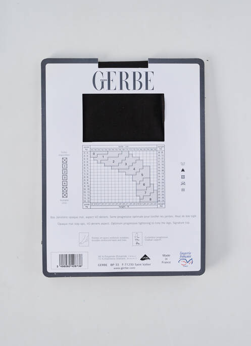 Bas marron GERBE pour femme