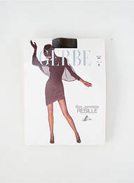 Bas tissage résille marron GERBE femme
