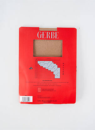 Bas imprimé fantaisie chair GERBE femme