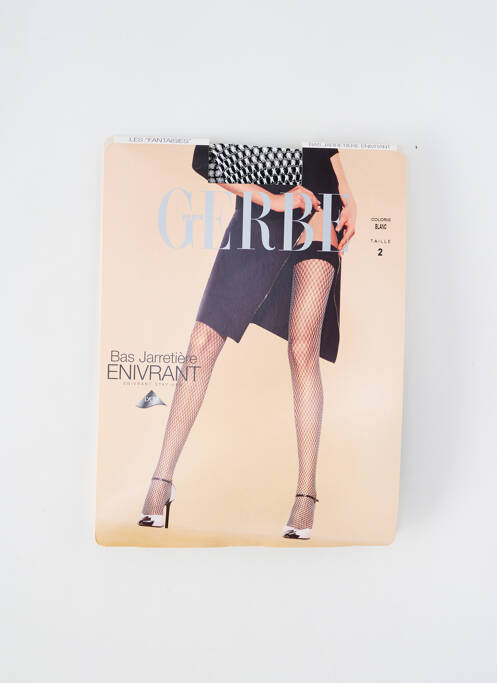 Bas stretch noir GERBE femme