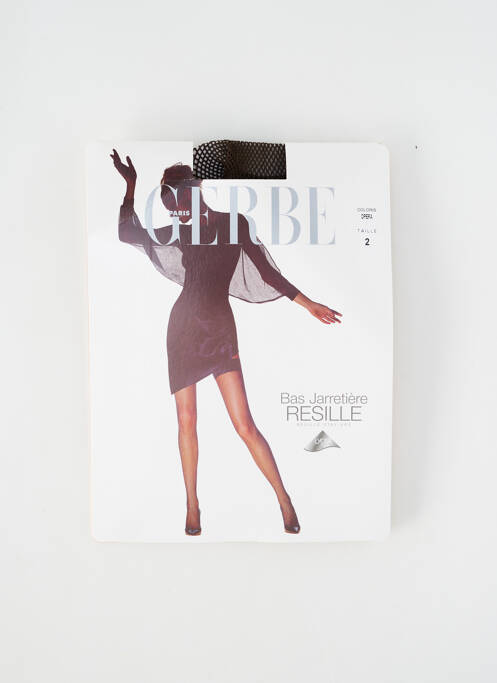 Bas marron GERBE pour femme