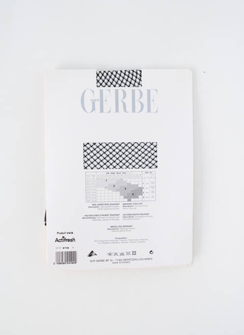 Bas noir GERBE pour femme