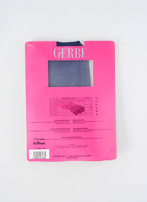 Bas bleu GERBE pour femme