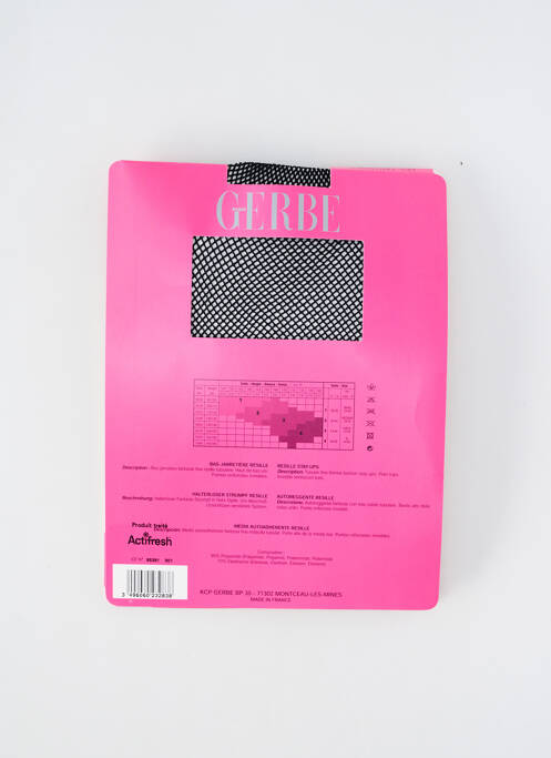 Bas noir GERBE pour femme