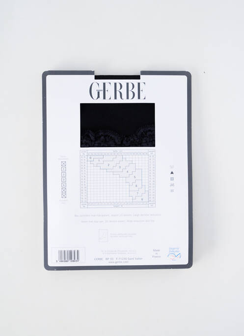 Bas noir GERBE pour femme