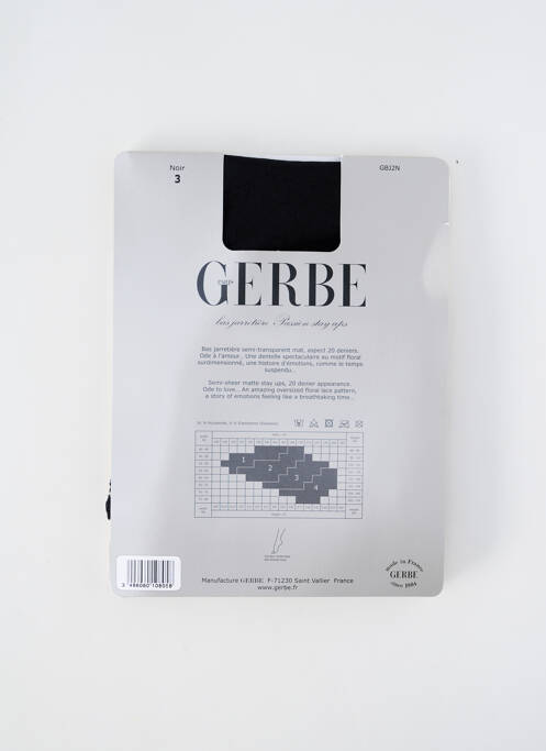 Bas noir GERBE pour femme