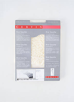 Bas stretch beige CERVIN femme