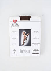 Bas marron SILVIA GRANDI pour femme seconde vue