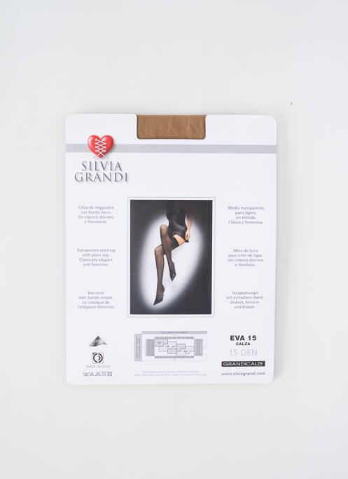 Bas chair SILVIA GRANDI pour femme