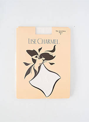 Bas stretch blanc LISE CHARMEL femme