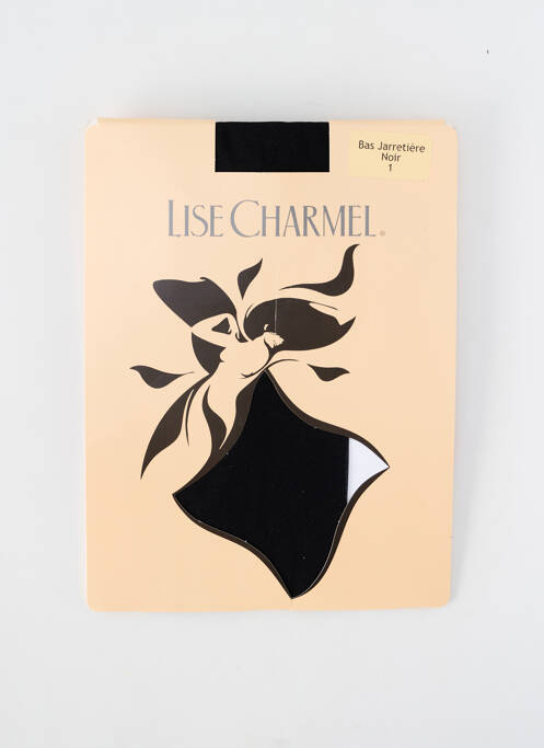 Bas légère et transparente noir LISE CHARMEL femme