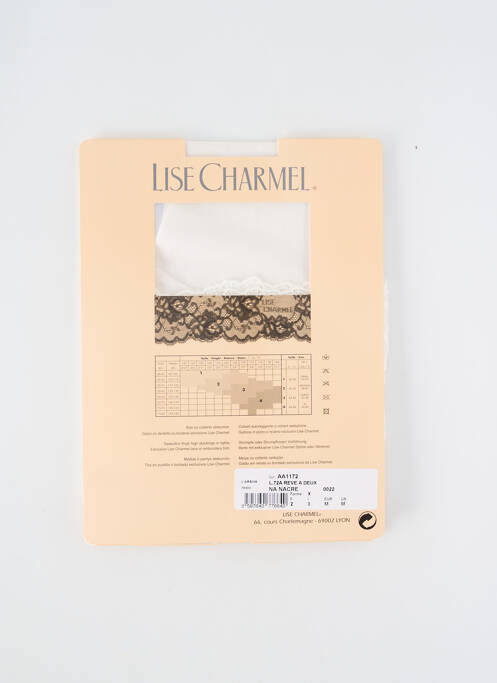 Bas blanc LISE CHARMEL pour femme