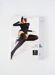 Bas stretch marron GAETANO CAZZOLA femme