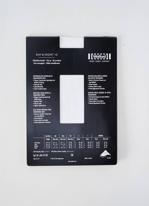 Bas blanc WOLFORD pour femme