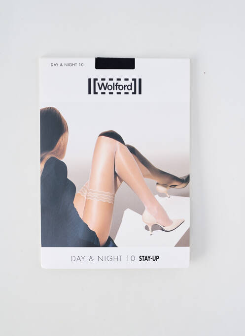 Bas noir WOLFORD pour femme