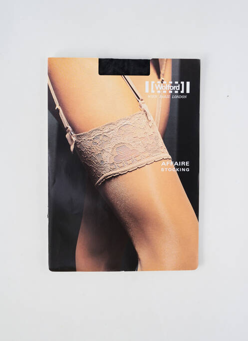 Bas noir WOLFORD pour femme