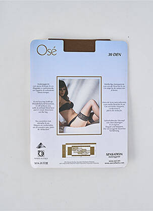 Bas stretch marron OSÉ femme