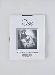 Bas stretch marron OSÉ femme