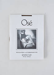 Bas marron OSÉ pour femme seconde vue