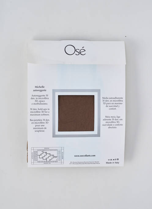 Bas marron clair OSÉ pour femme