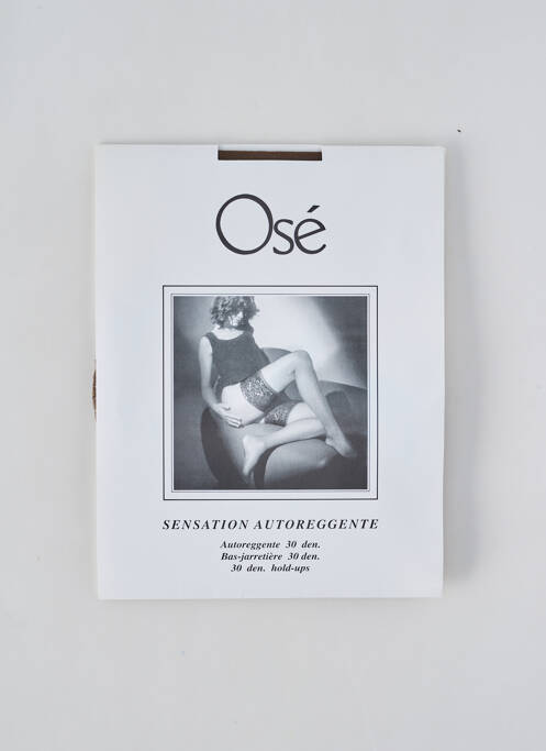 Bas marron OSÉ pour femme