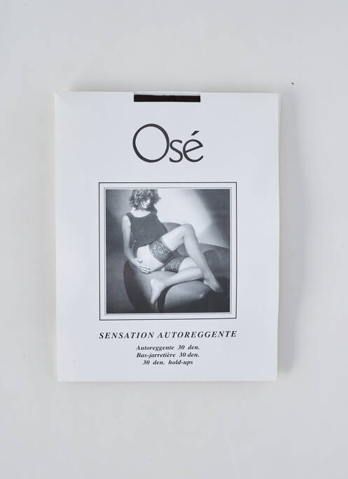 Bas marron fonce OSÉ pour femme