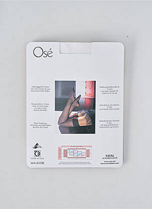 Bas stretch blanc OSÉ femme