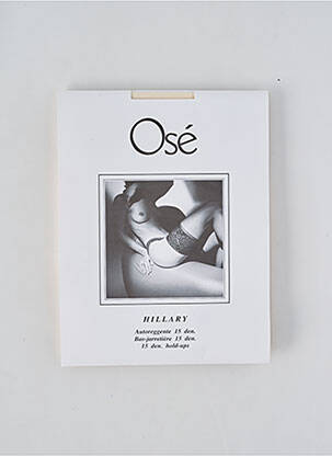 Bas stretch beige OSÉ femme
