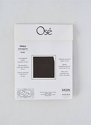 Bas stretch marron OSÉ femme