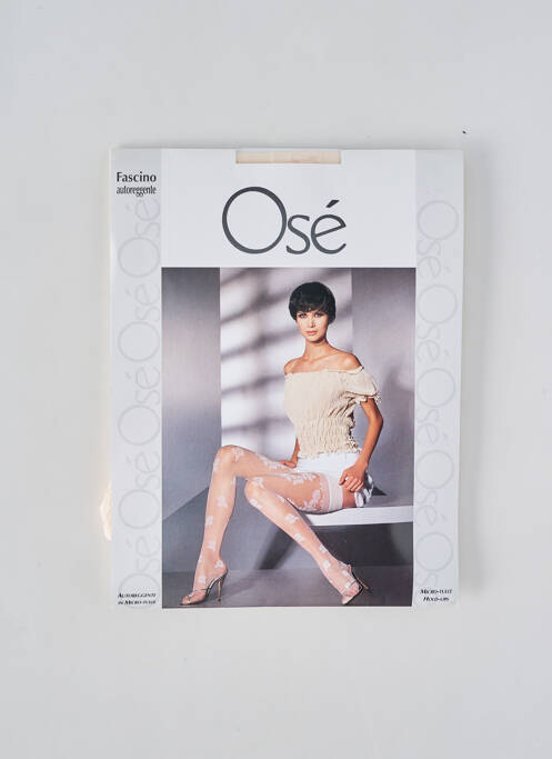 Bas beige OSÉ pour femme