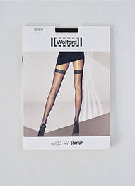 Bas stretch marron WOLFORD femme