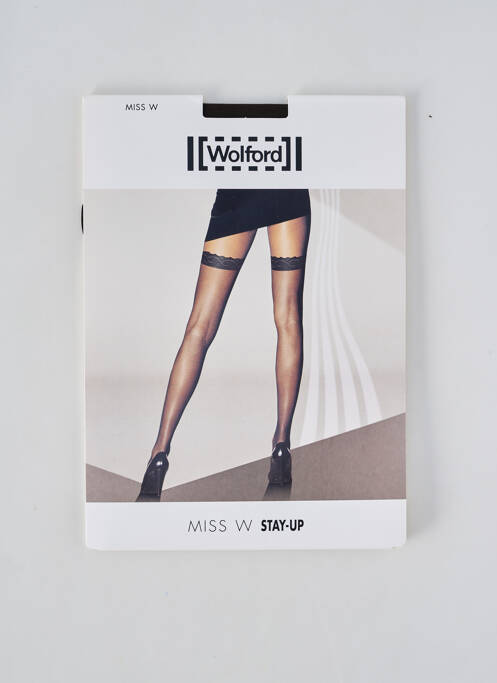 Bas marron WOLFORD pour femme