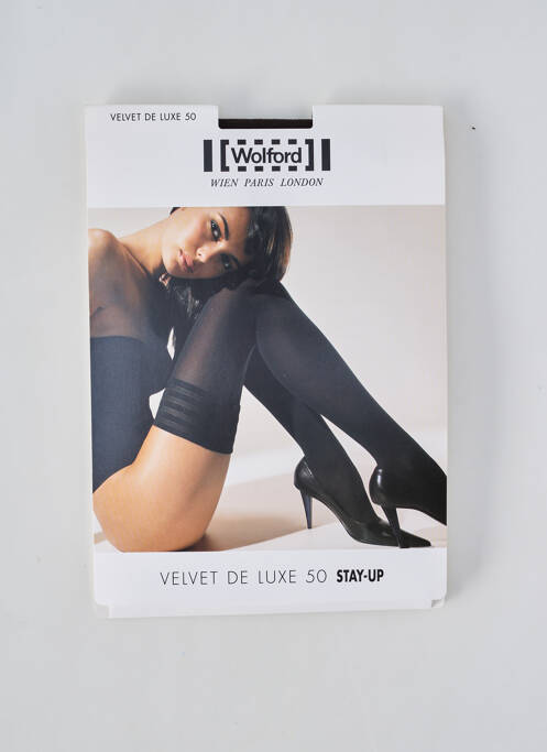 Bas marron WOLFORD pour femme