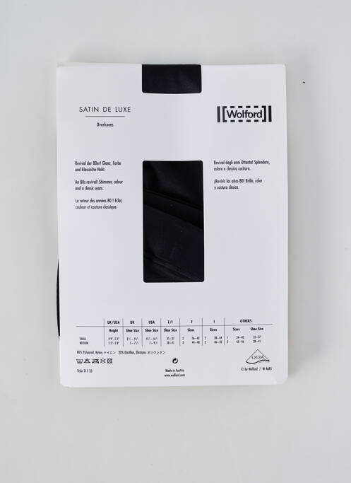 Chaussettes noir WOLFORD pour femme