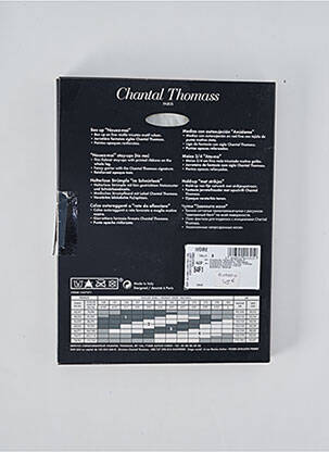 Bas imprimé fantaisie blanc CHANTAL THOMASS femme