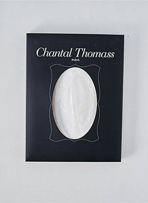 Bas imprimé fantaisie blanc CHANTAL THOMASS femme