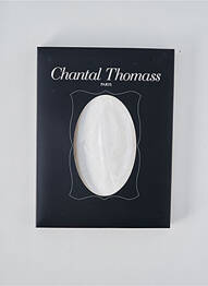 Bas imprimé fantaisie blanc CHANTAL THOMASS femme