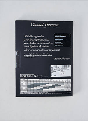 Bas imprimé fantaisie blanc CHANTAL THOMASS femme