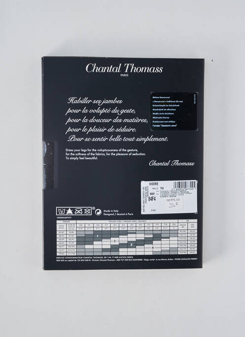 Bas blanc CHANTAL THOMASS pour femme