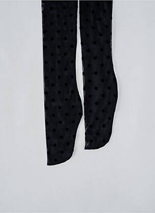 Bas stretch noir RCRESCENTINI BY COTTON BLUB femme