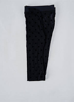 Bas stretch noir RCRESCENTINI BY COTTON BLUB femme
