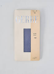 Chaussettes bleu clair GERBE pour femme seconde vue
